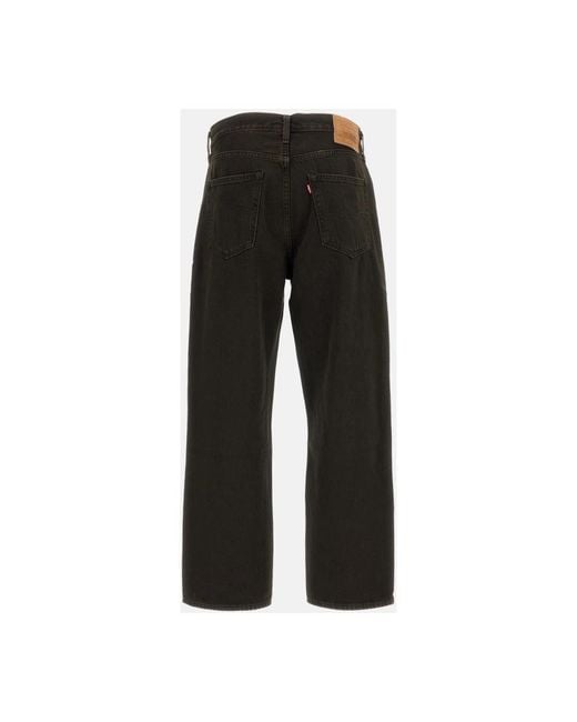 Levi's Black Straight Fit Jeans for men