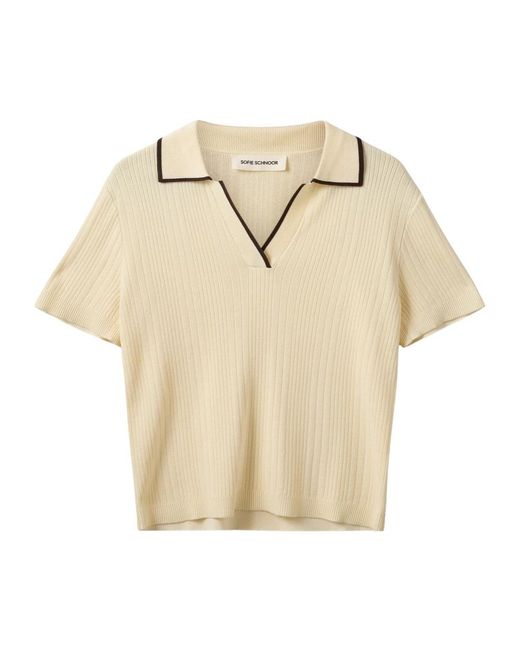 Sofie Schnoor Tops ,Wit ,Polo Shirts in het Natural
