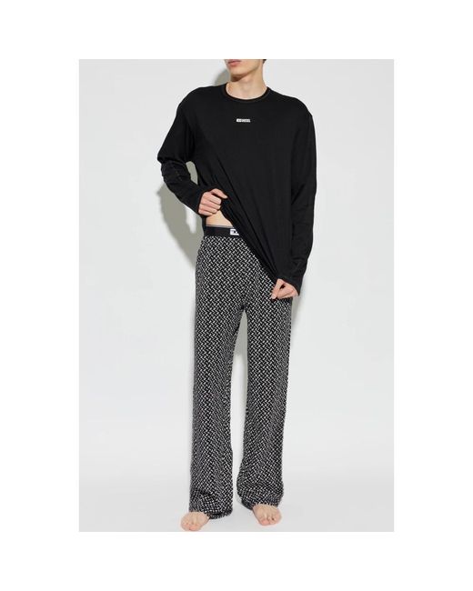 Pyjamas DIESEL de hombre de color Black