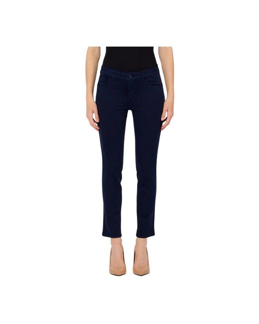 Liu Jo Blue Cropped Trousers