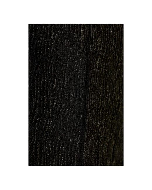 Ganni Black Wide Trousers