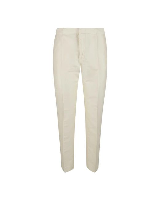 Fabiana Filippi Natural Slim-Fit Trousers
