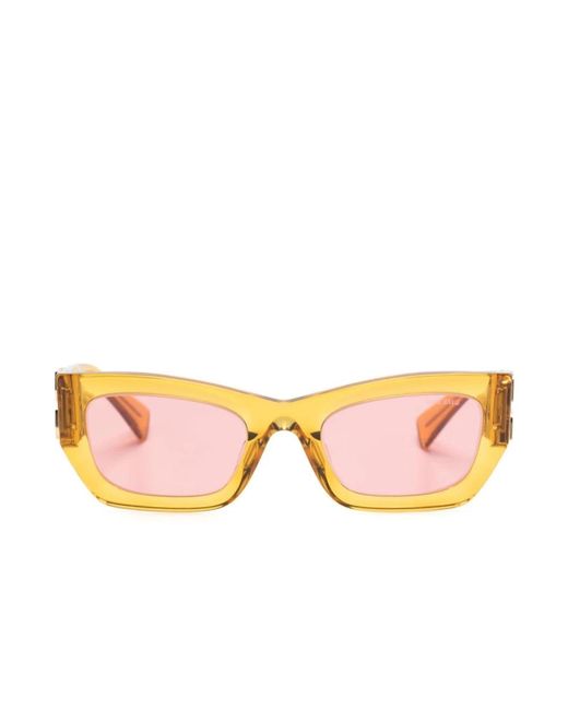 Miu Miu Yellow Sunglasses