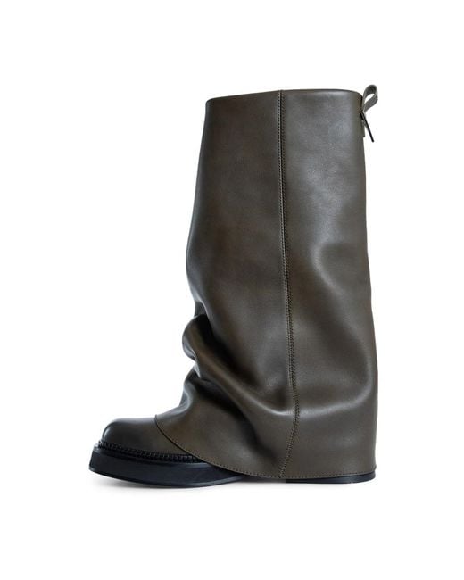 The Attico Black High Boots