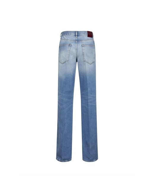 Gucci Blue Straight Jeans