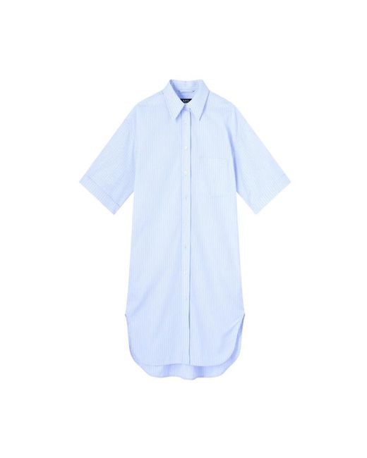 A.P.C. Blue Shirt Dresses