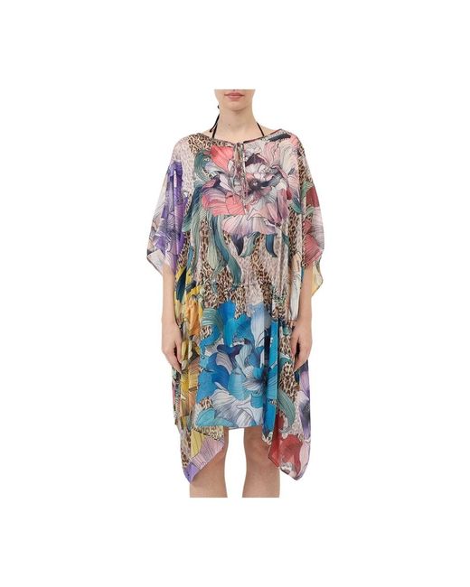 Just Cavalli Blue Ponchos