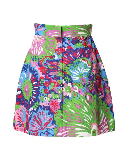 Dolce & Gabbana Green Short Skirts