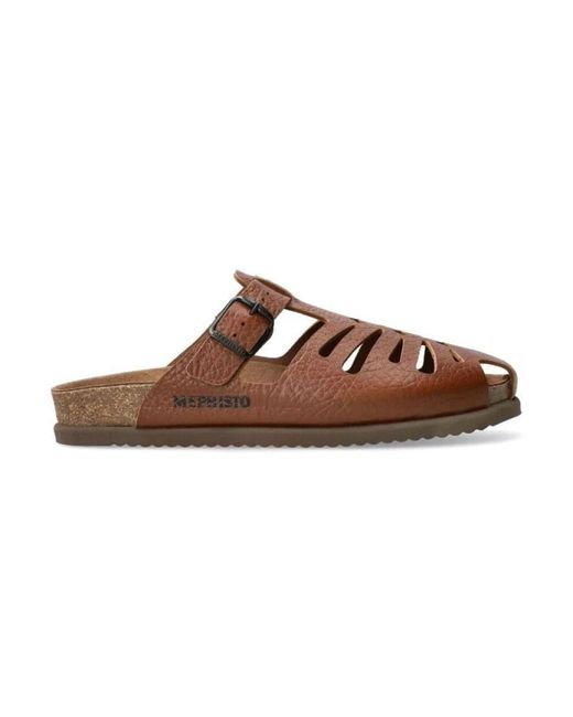 Mephisto Braune Herrensandale in Brown für Herren