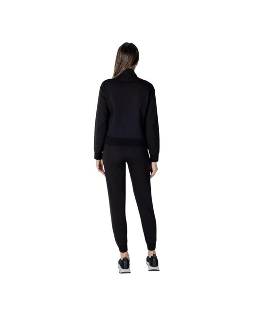 EA7 Fitness ,Zwart ,Katoen Core Lady Stretch-Katoenen Trainingspak in het Black