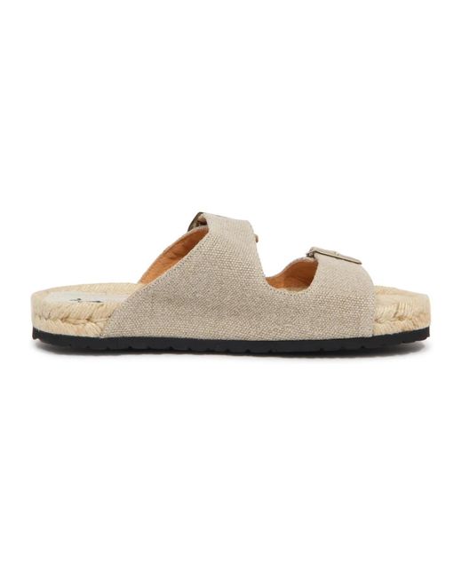 Manebí Schoenen ,Hennep Nordic Hennep Sandalen Slippers in het Brown