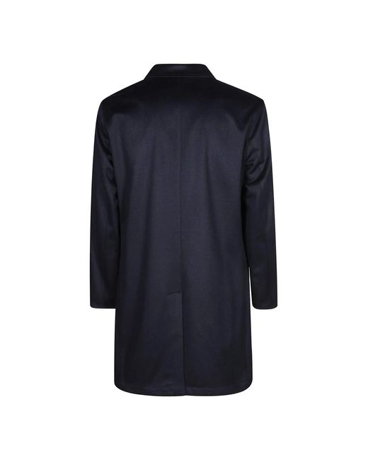 KIRED Blue Single-Breasted Coats for men