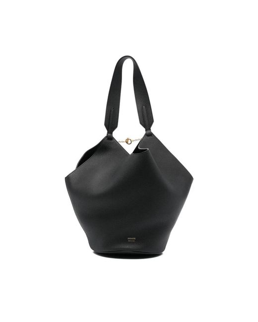 Khaite Black Shopping Bags