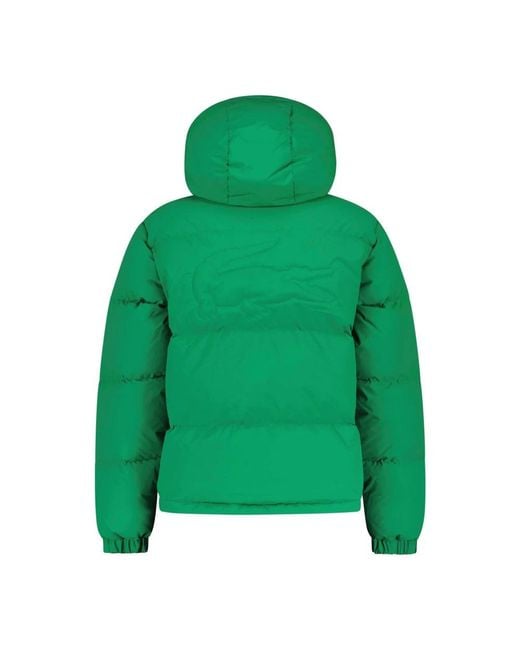 Lacoste Green Winter Jackets for men