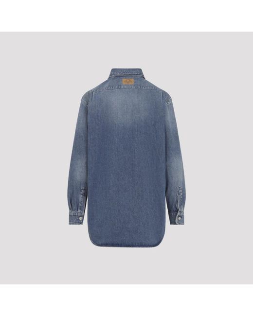 Moschino Blue Denim Shirts