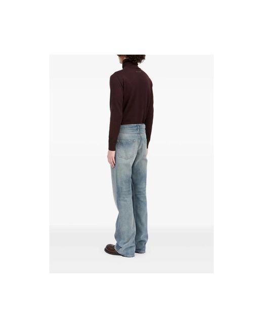 MM6 by Maison Martin Margiela Hellblaue Faded Wash Jeans in Blue für Herren