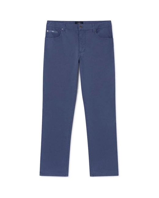 Hackett Broeken ,Blauw ,Katoen Trinity Broeken in het Blue voor heren