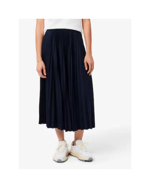Midi Skirts Lacoste de color Blue