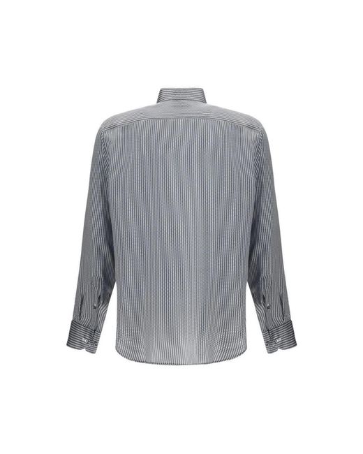 Giorgio Armani Gray Casual Shirts for men