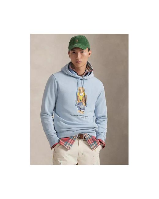 Polo Ralph Lauren Blue Hoodies for men