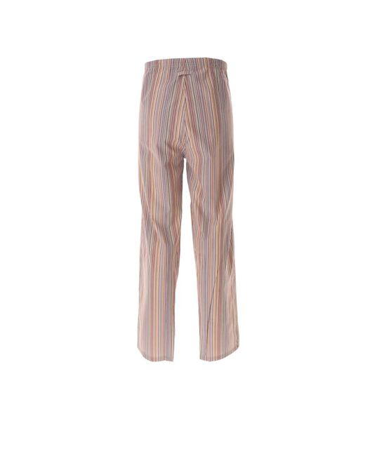 Paul Smith Pink Straight Trousers for men