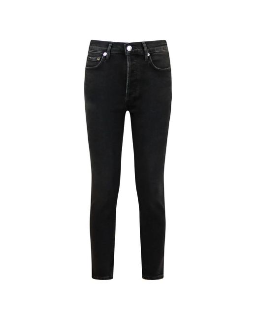 Agolde Black Slim-Fit Jeans