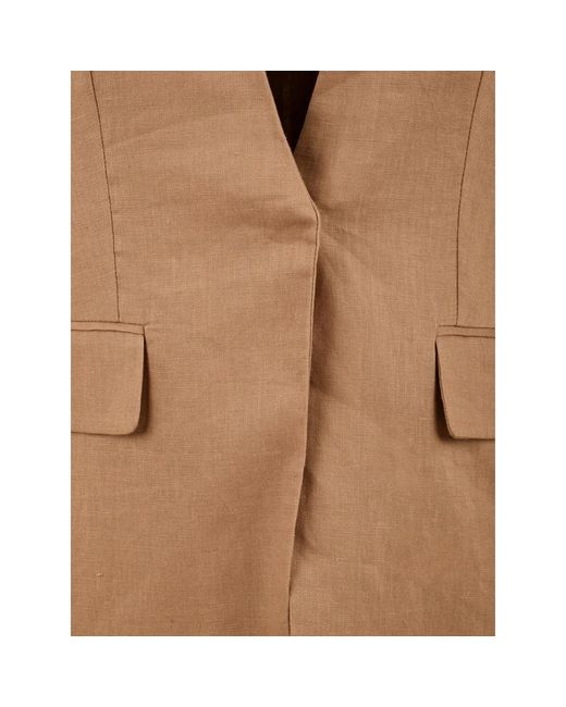 Blazers Not Shy de color Brown