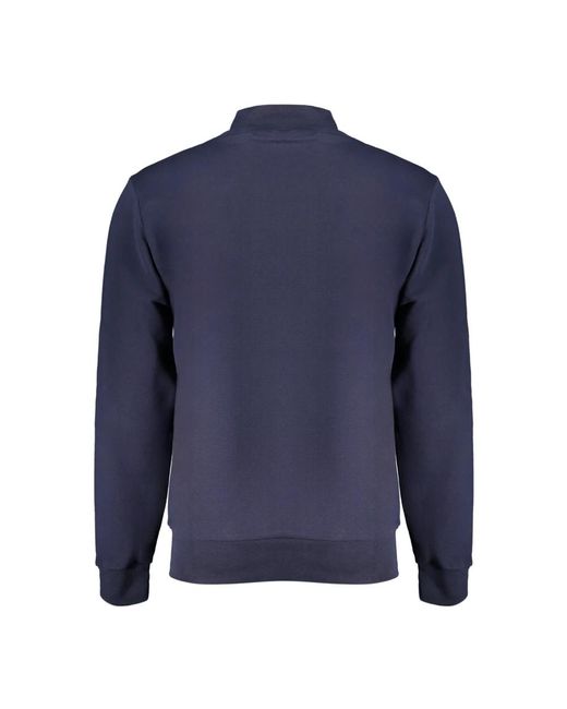 Lacoste Hoodies & Sweatvesten ,Blauw ,Katoen Sweatshirt Met Lange Mouwen in het Blue voor heren