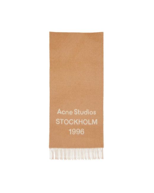 Winter Scarves Acne de color Brown