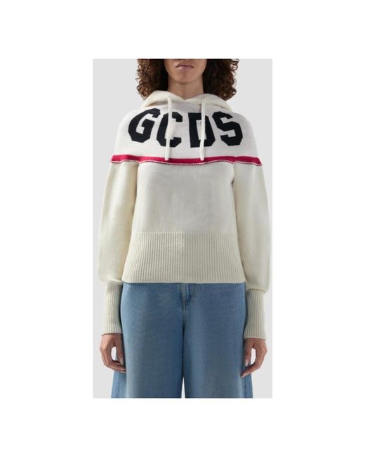 Gcds White Hoodies