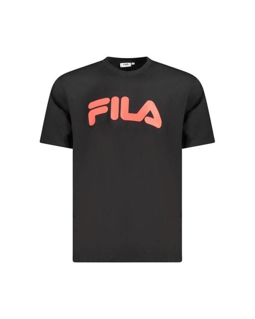 Fila Black T-Shirts for men