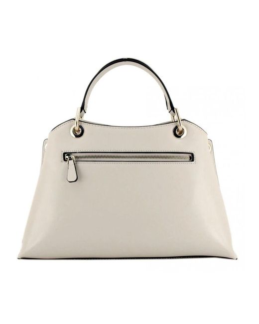 Guess Gray Elegante Umweltfreundliche Tasche Mit Geteilten Fächern