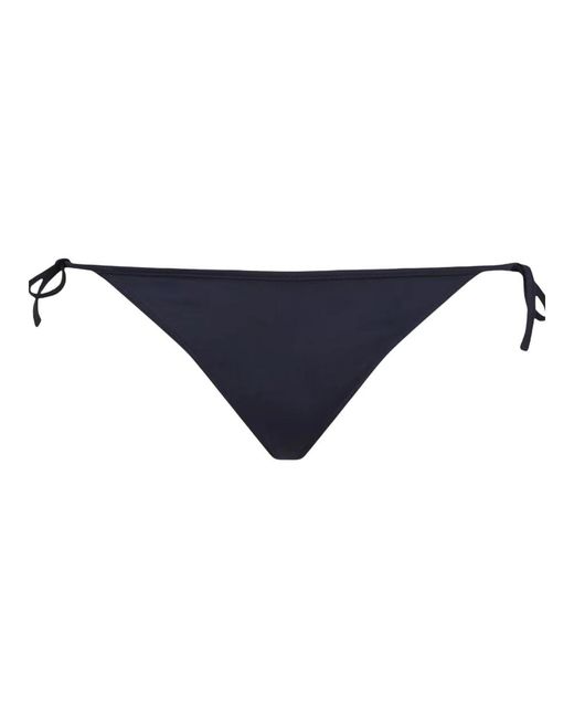 Calvin Klein Badmode ,Blauw ,Nylon Zijdelingse Bindende Zijdelingse Badpak in het Blue