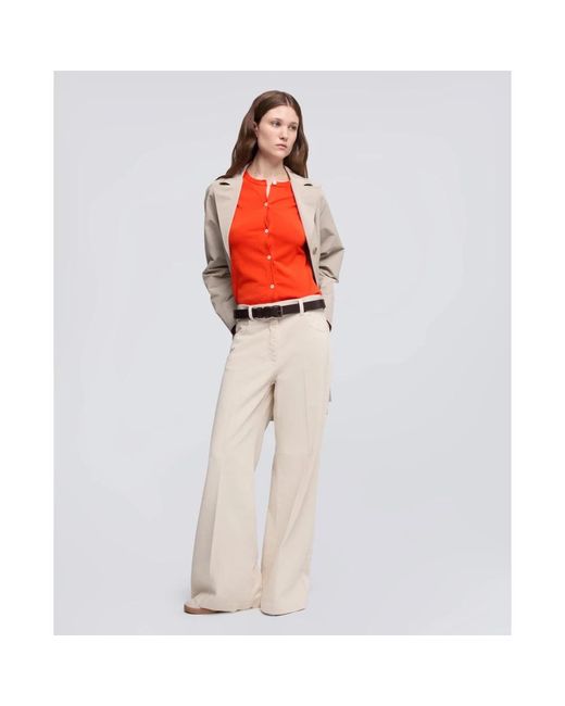 Aspesi Natural Wide Trousers