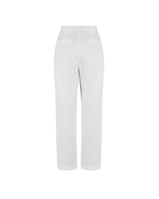 Naf Naf White Straight Jeans