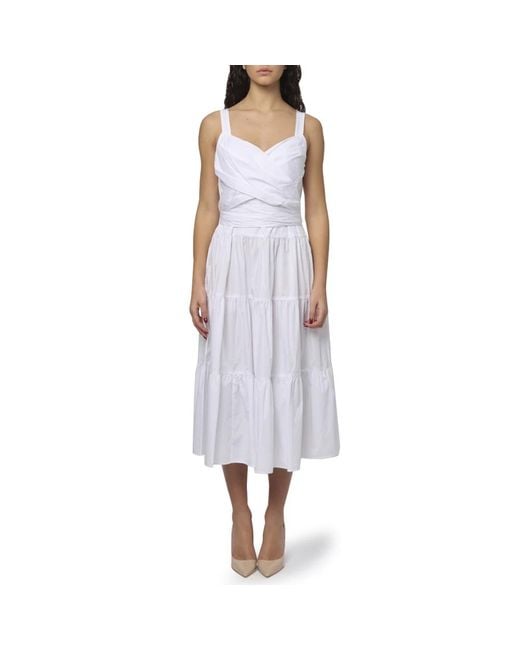Ralph Lauren White Midi Dresses
