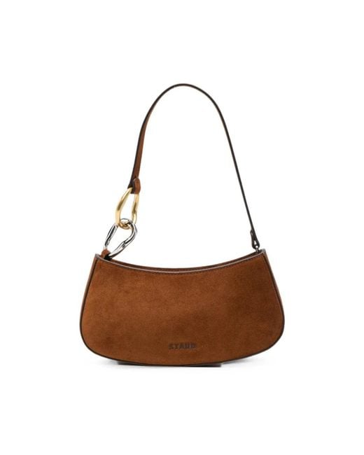 Staud Brown Shoulder Bags