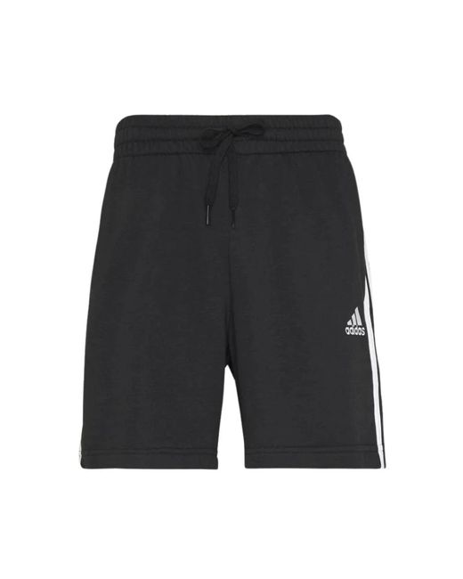 Adidas Performance shorts schwarz essentials 3 streifen in Black für Herren