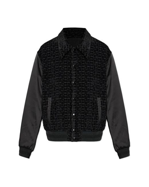 Balmain Black Bomber Jackets for men