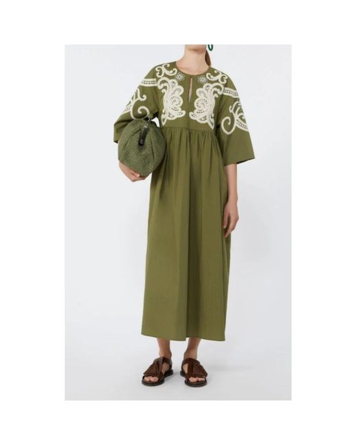 Weekend by Maxmara Green Midi Dresses