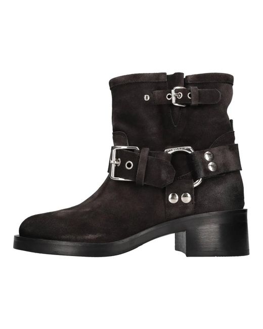 Strategia Black Heeled Boots