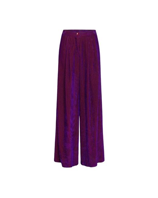 Momoní Purple Wide Trousers