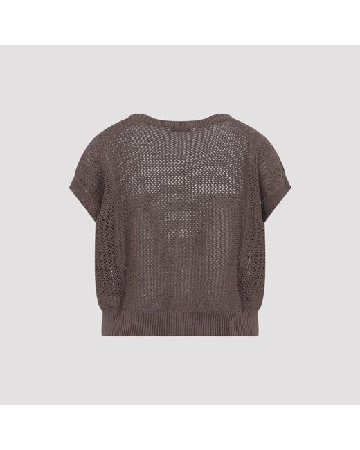 Peserico Brown Cardigans