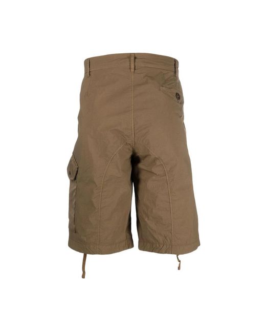 C P Company Natural Long Shorts for men