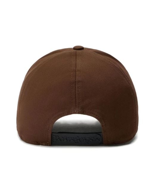 Palm Angels Brown Caps for men