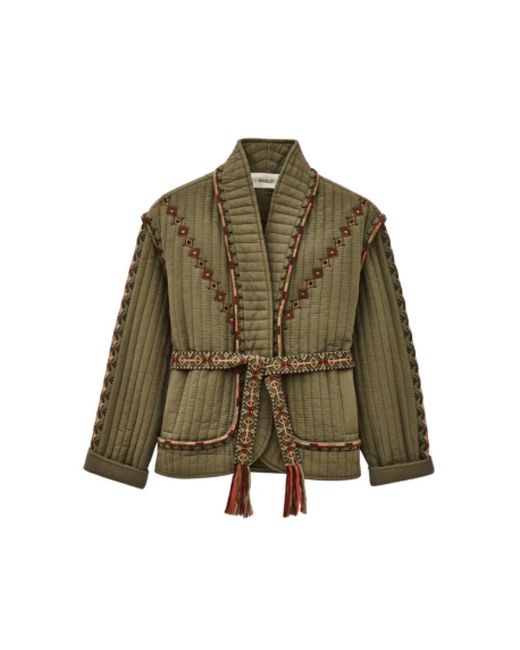 Light Jackets Ba&sh de color Green