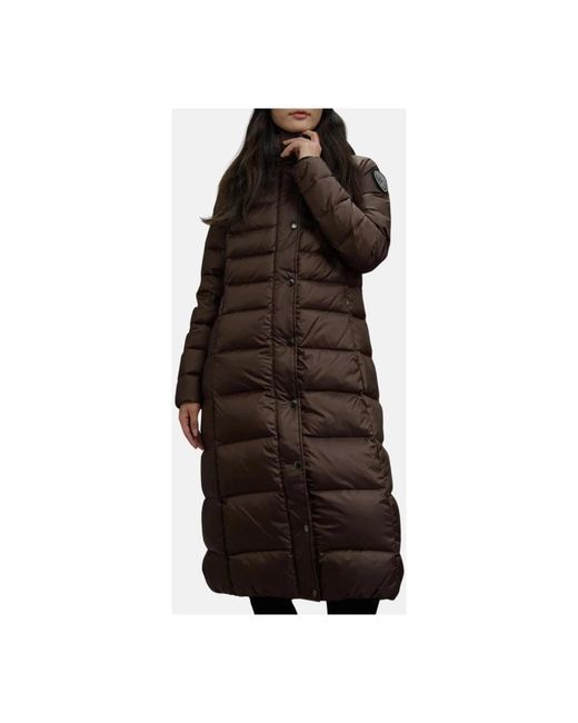 Blauer Lange Down Parka in het Black