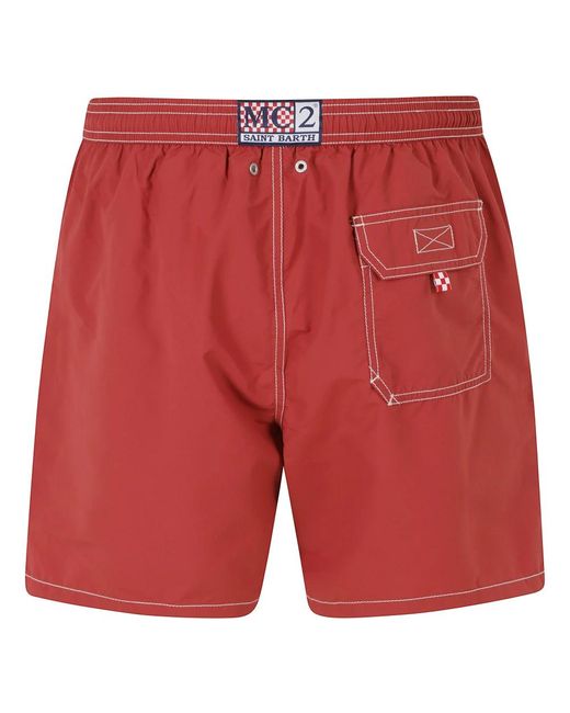 Mc2 Saint Barth Red Beachwear for men