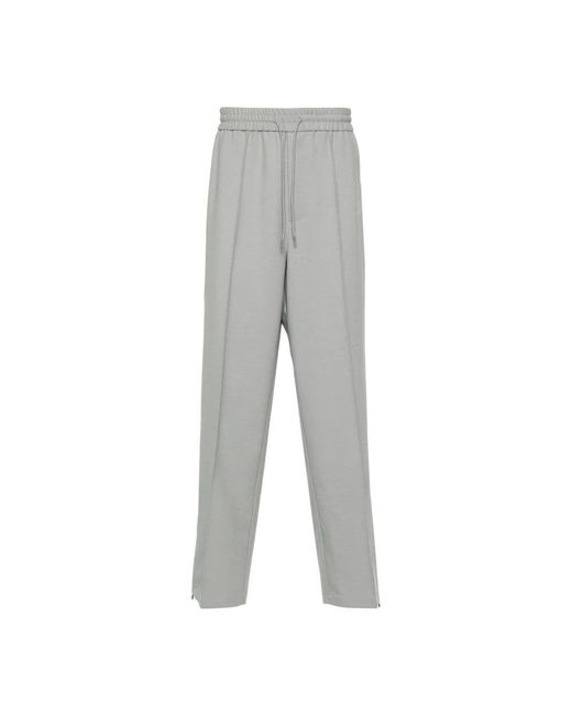 Emporio Armani Gray Sweatpants for men