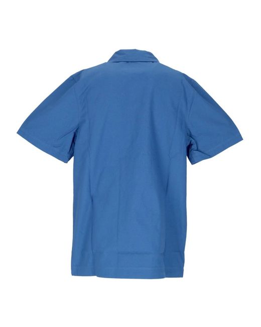 Nike Fitness ,Blauw ,Katoen Polo Sportswear Overshirt Trend in het Blue voor heren